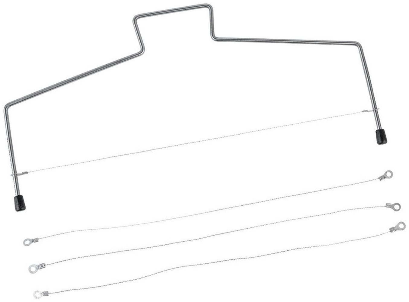 Sallys Tortensäge - 40cm Schnittbreite, inkl. 4 Schneidedrähten, aus hochwertigem Edelstahl Bild 1