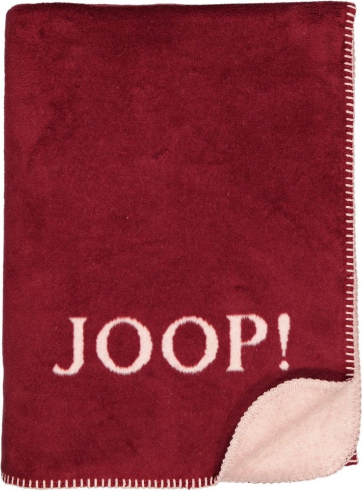 Joop! Wohndecke Kuscheldecke 150x200 cm Uni-Doubleface rouge-nude 824561 Bild 1