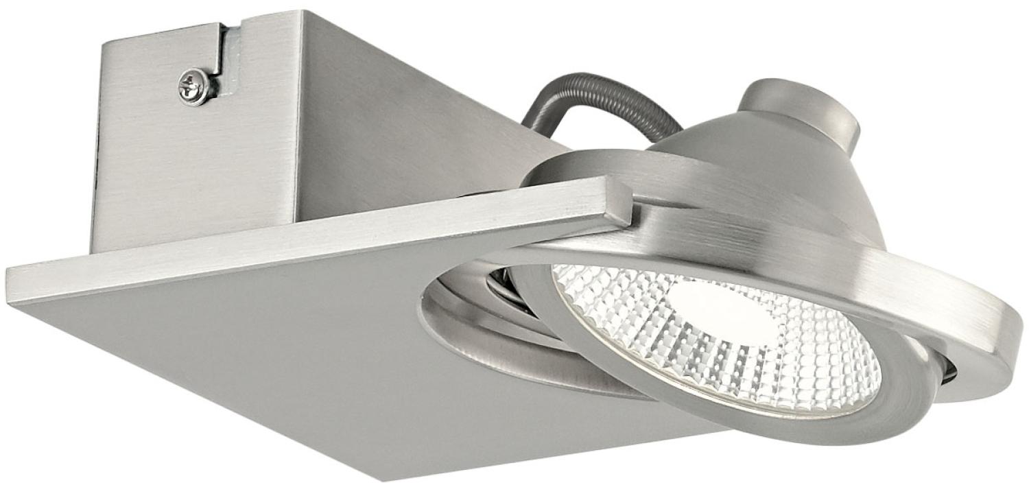 Eglo 39247 LED Luxus Wandleuchte u. Deckenleuchte 1-flammig in nickel matt BREA Bild 1