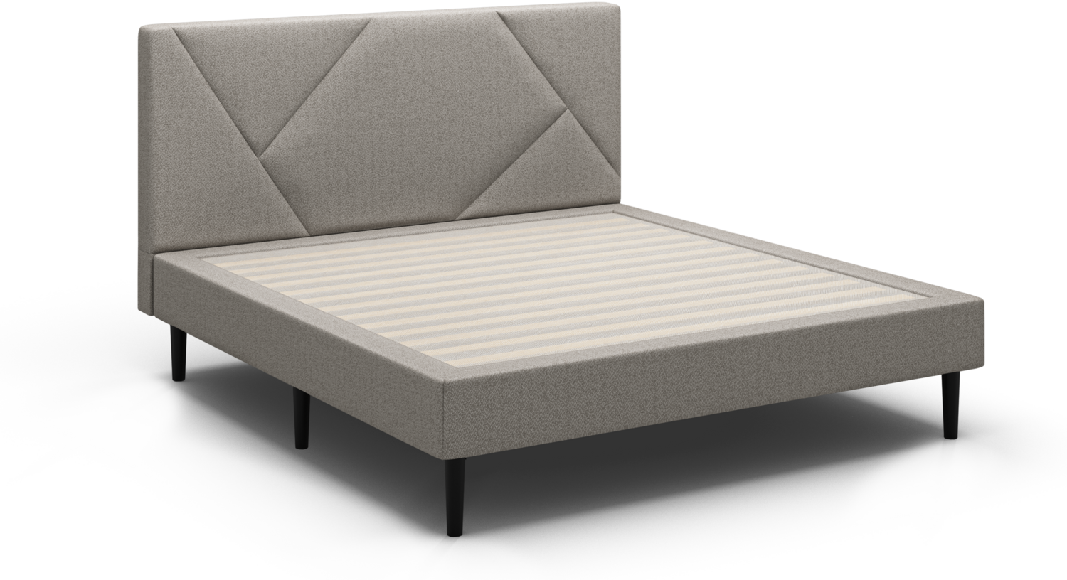 Emma 'Cocoon Plus' Bett, 160x200 cm, 100% Polyester, Grau Bild 1