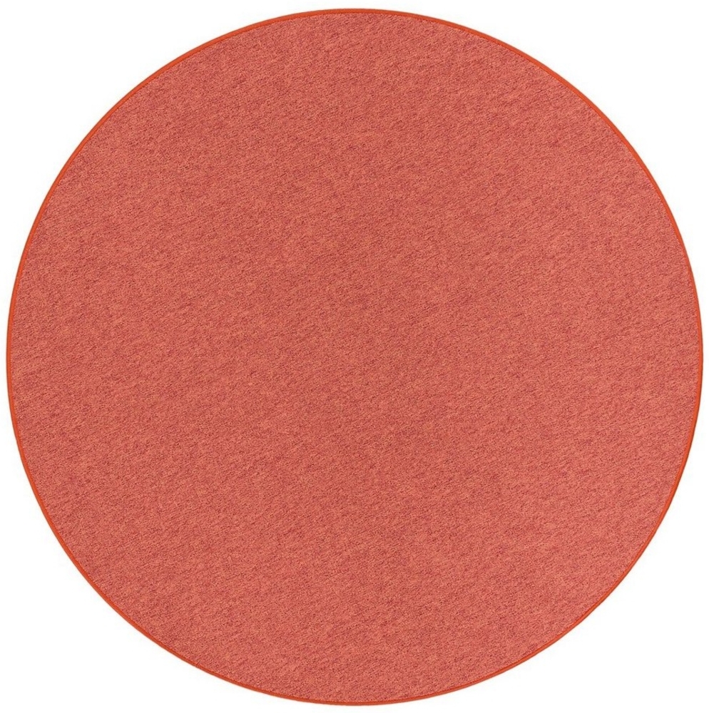 Snapstyle Veloursteppich Feinschlingen Velour Teppich Strong Rund, Rund, Höhe: 5 mm Bild 1