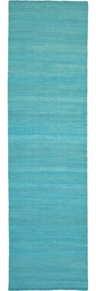 Morgenland Kelim Teppich - Trendy - Fancy - läufer - 200 x 80 - Türkis Bild 1