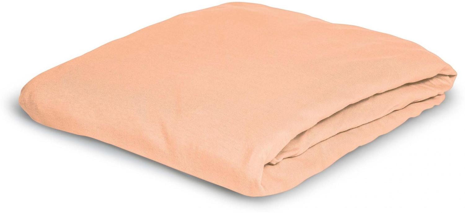 Irisette Frottier-Stretch Betttuch Orion 0009 apricot 100 x 200 cm 9-50 apricot Bild 1