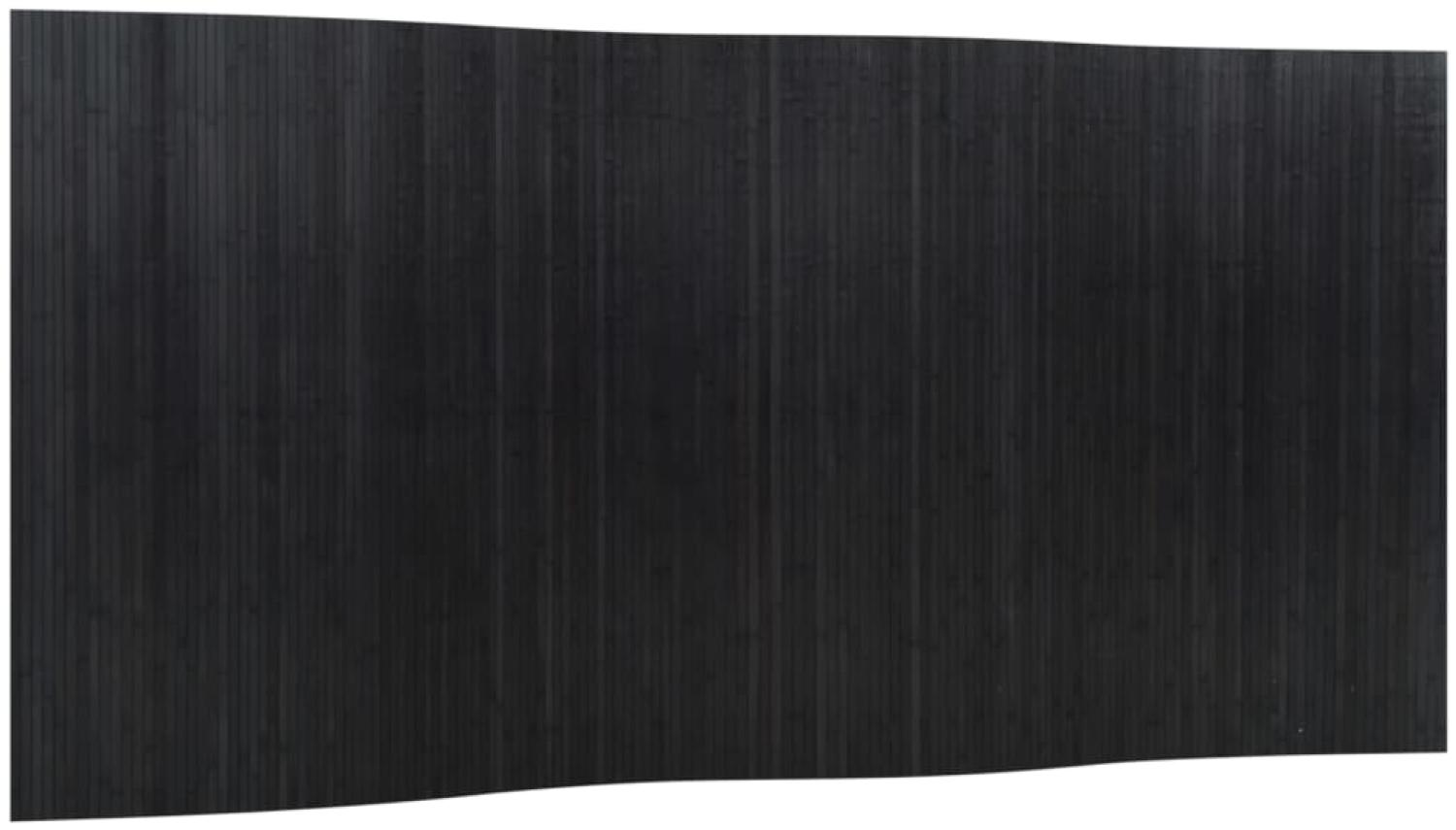 vidaXL Paravent Schwarz 165x400 cm Bambus 376997 Bild 1