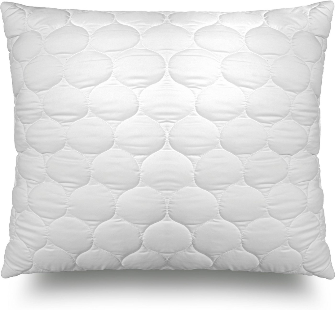 John Cotton Microfaserkissen Bio Greta 40x80, 80x80, nachhaltig, kuschelig, Füllung: 100% biologisch abbaubare Füllung aus Polyester, Bezug: Polyester, Bauchschläfer, Rückenschläfer, Seitenschläfer, Schlafkomfort. Atmungsaktiv, pflegeleicht Bild 1