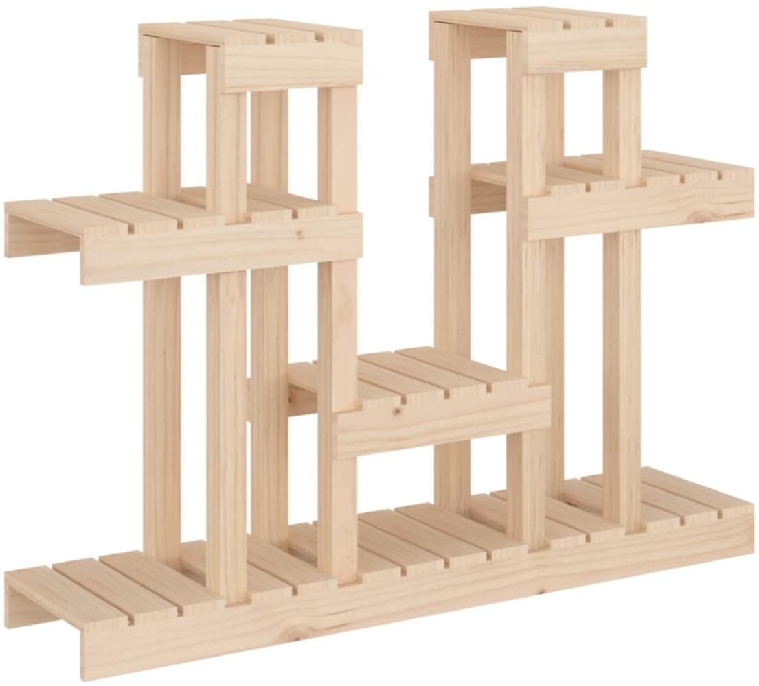 vidaXL Pflanzenständer 104,5x25x77,5 cm Massivholz Kiefer 822097 Bild 1