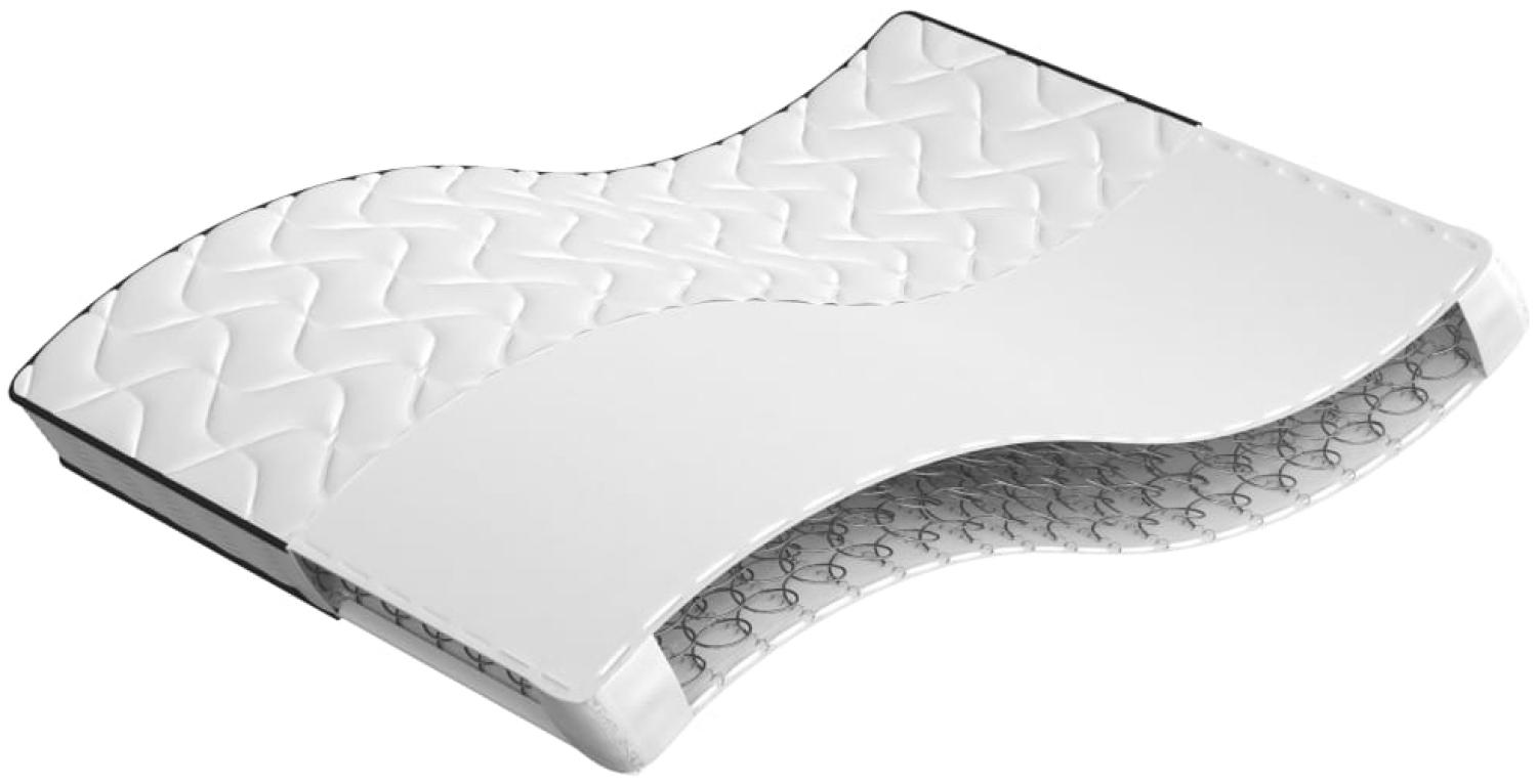 vidaXL Matratze Bonnell-Federkern Mittel 120x200 cm 3206401 Bild 1