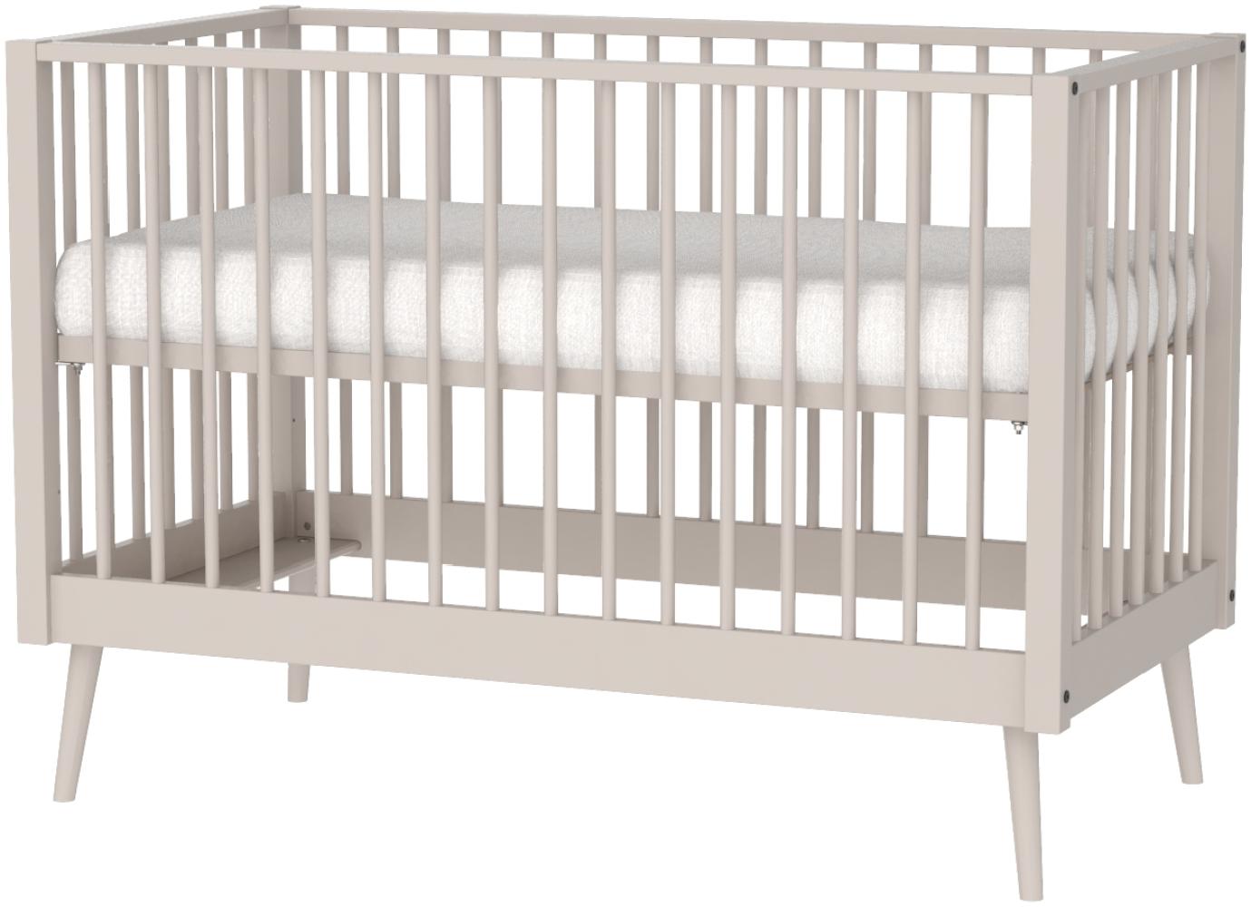 Europe Baby Evy Babybett Oatmeal 60 x 120 cm Beige Bild 1