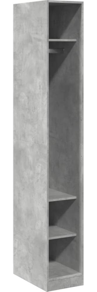 vidaXL Kleiderschrank Betongrau 30x50x200 cm Holzwerkstoff 3307687 Bild 1
