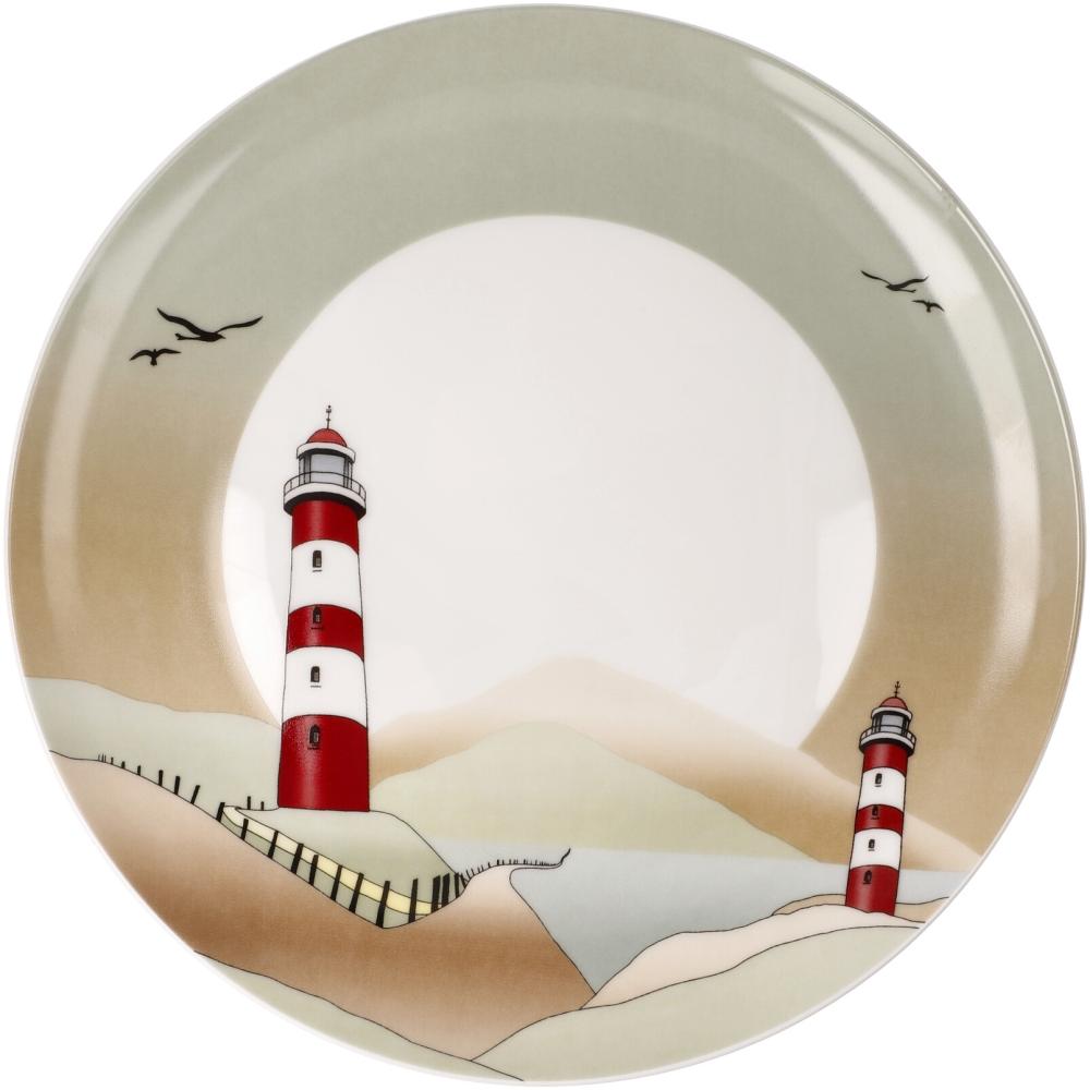 Goebel Teller Lighthouse, Scandic Home, Fine Bone China, Bunt, 23 cm, 23102081 Bild 1