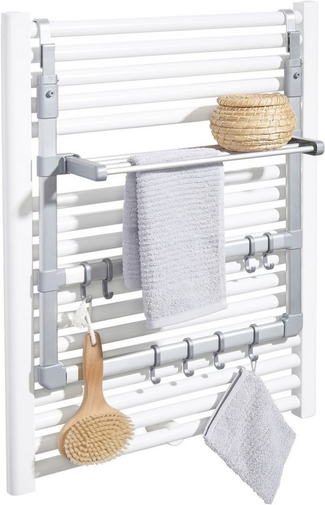 Ruco Heizkörper-Wäschetrockner für Rundheizköper, Heizkörper-Regal, Rostfrei, Made in Germany Bild 1