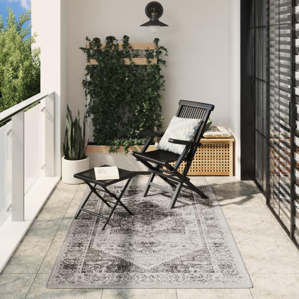 vidaXL Teppich ARBIZU Indoor und Outdoor Vintage-Design 140x200 cm 375712 Bild 1