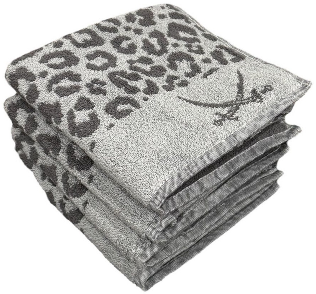 Sansibar Sylt Handtuch Set 4-teiliges Handtuch Set LEO, hochwertige Handtücher edles Design, Baumwolle (Spar-Set, 4-St), 100% Baumwolle, langlebig, saugstark, leicht gezwirnt Bild 1