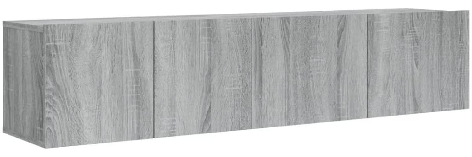 2-tlg. TV-Schrank-Set Grau Sonoma Holzwerkstoff [3120279] Bild 1
