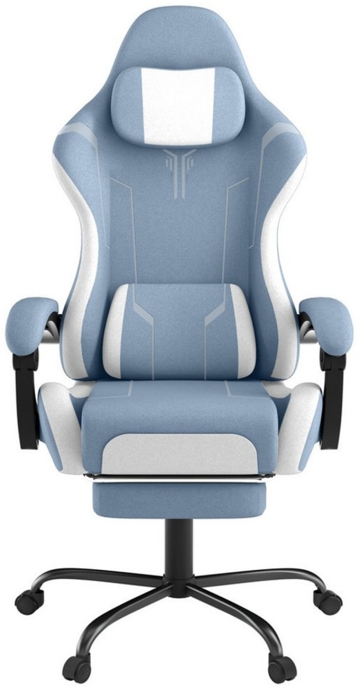 AUFUN Gaming-Stuhl Computerstuhl Ergonomisch Gaming Sessel Bürostuhl Drehstuhl, mit Massage Lendenkissen, Fußstütze Bild 1