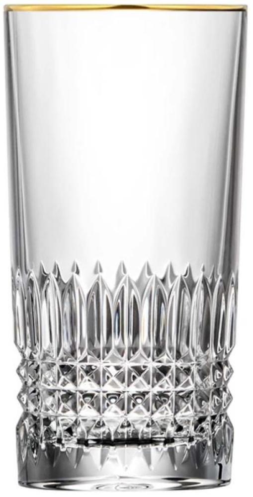 Longdrinkglas Kristall Empire Gold clear (13,5 cm) Bild 1