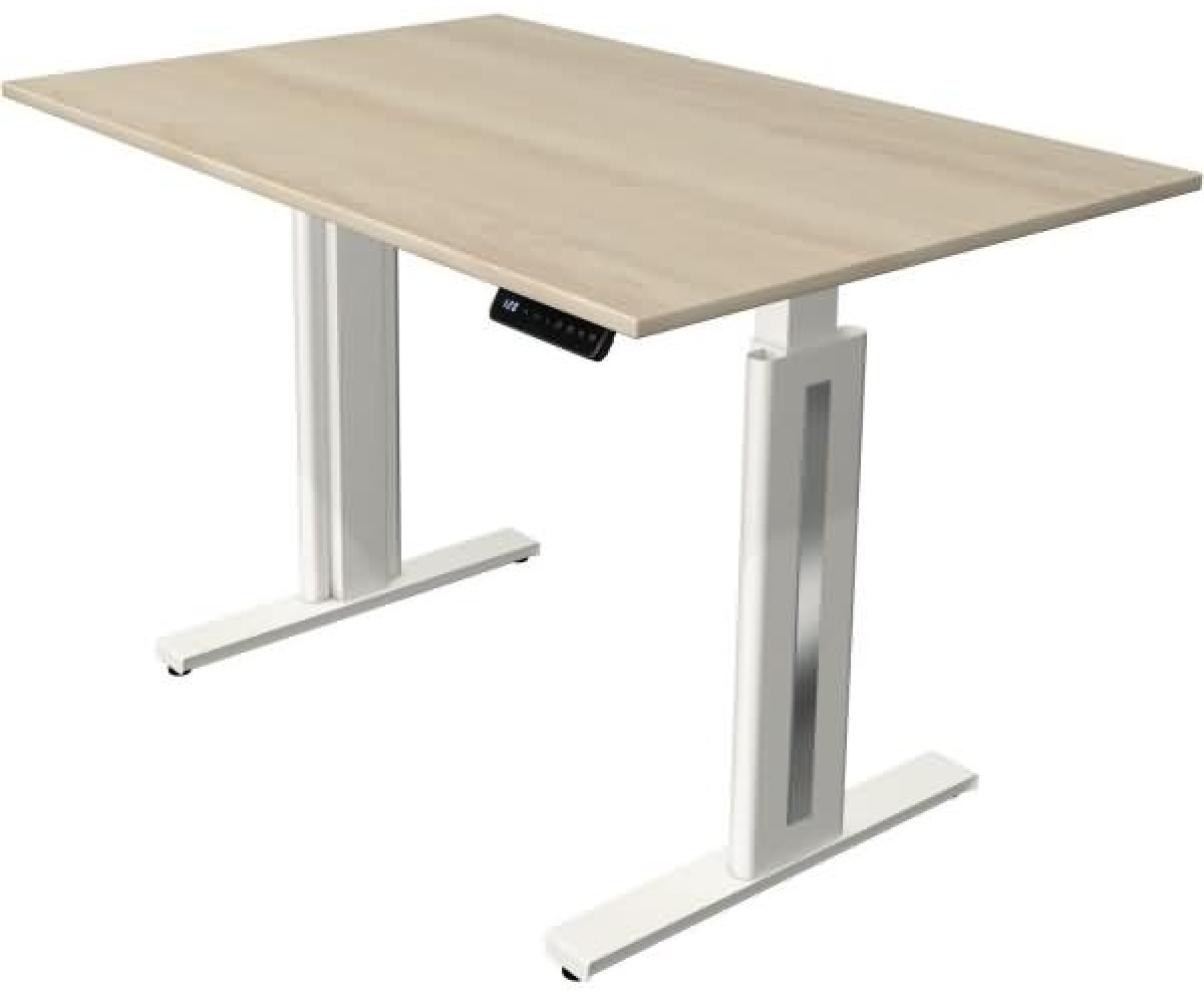 Kerkmann Sitz-/Stehtisch Move 3 fresh BxTxH 120x80x72-120cm ahorn/weiß Bild 1