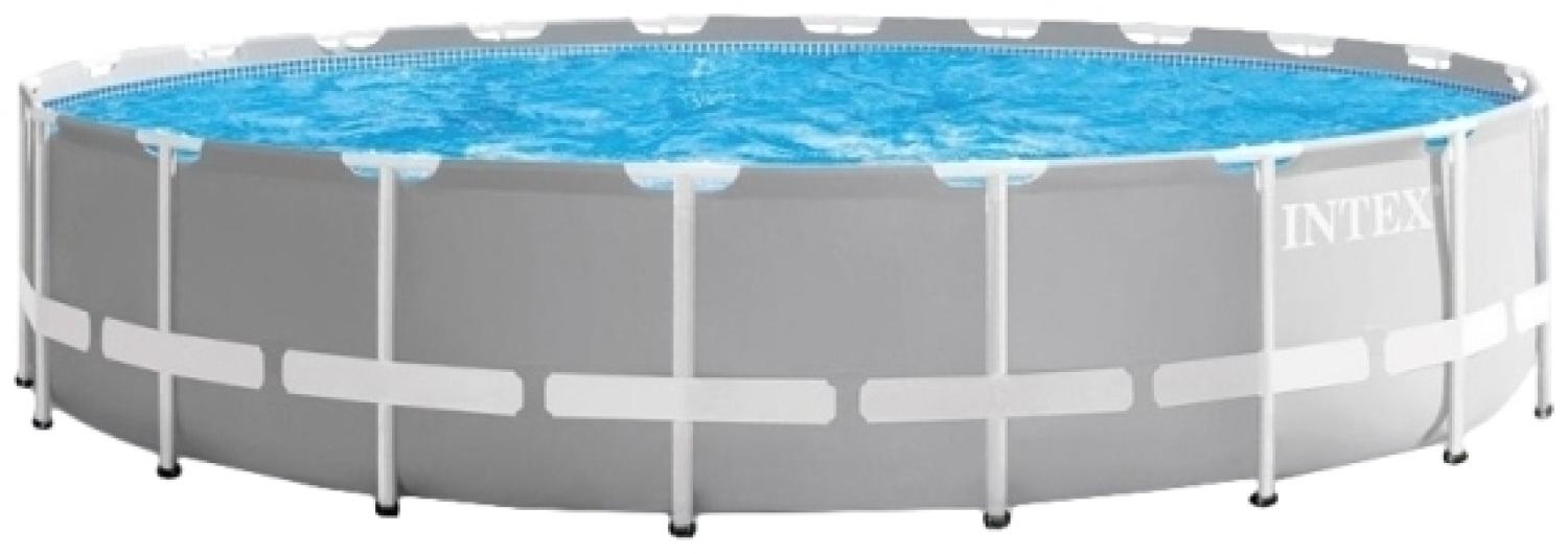 Intex 26756NP 32695 l Gerahmter Pool Erwachsener & Kind Leiter Grau 107 4 kg Bild 1