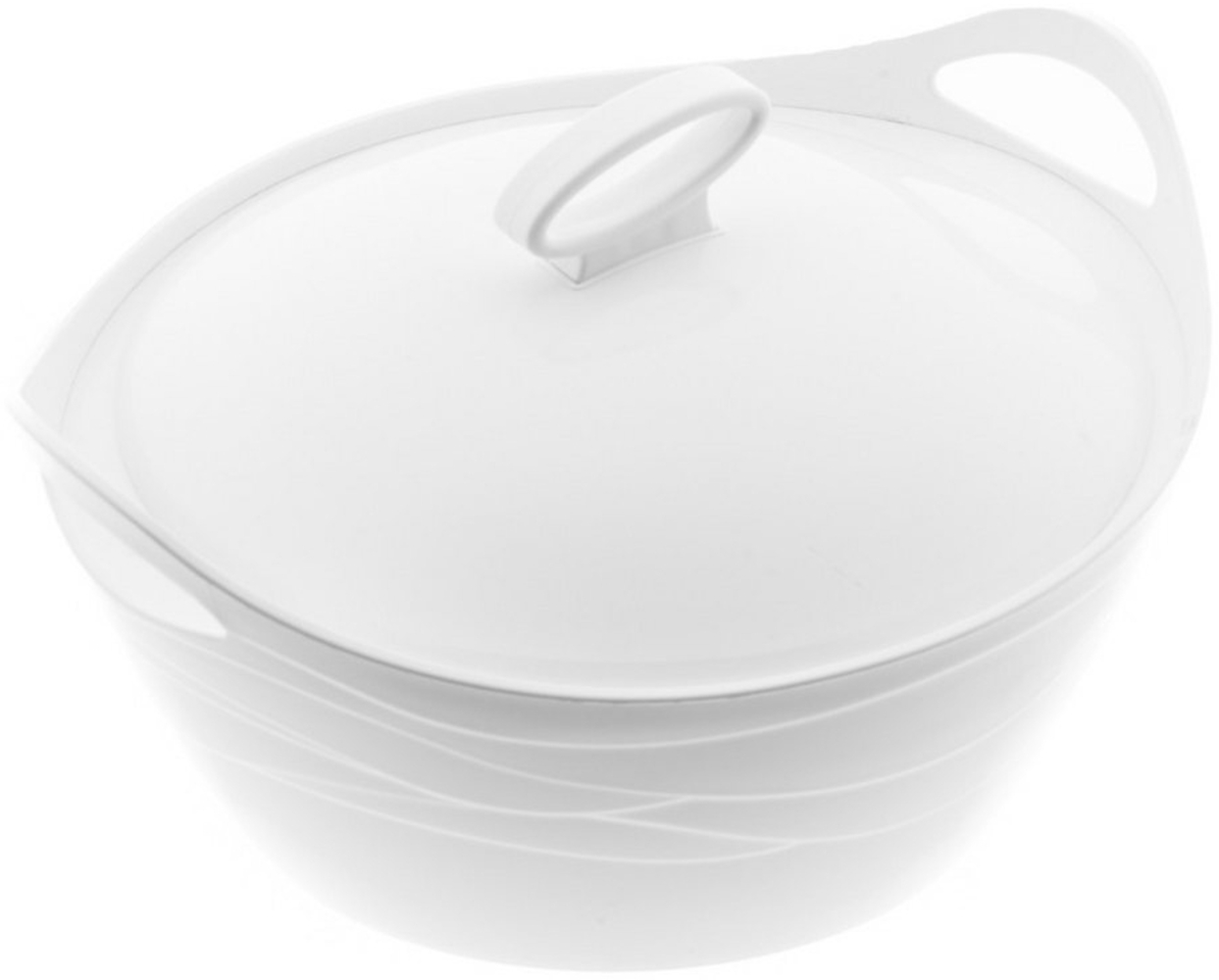 BEM Servierschüssel Thermobehälter, Edelstahl, (Warmhaltebehälter Thermos Essensbehälter Thermobox für Essen), Thermoschüssel mit Deckel praktisch in 3 Größen zur Auswahl Bild 1