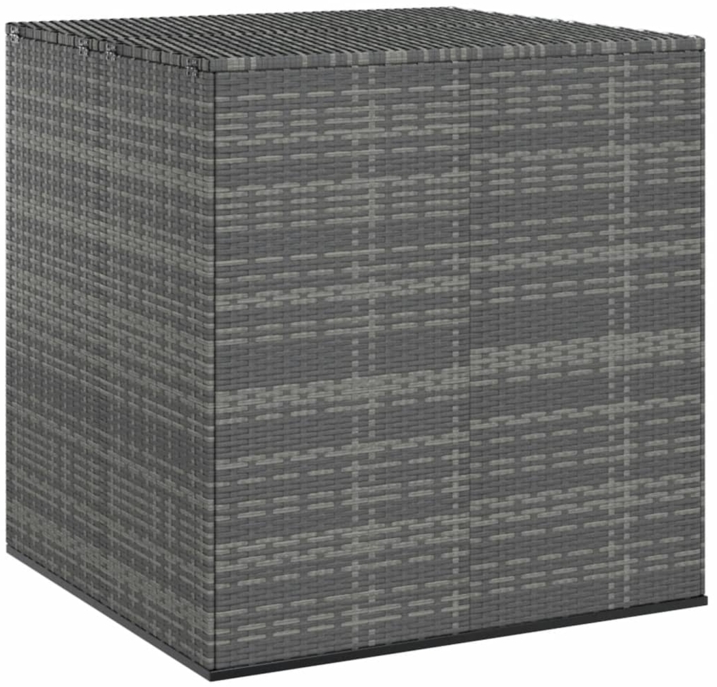 vidaXL Garten-Kissenbox PE Rattan 100x97,5x104 cm Grau 317228 Bild 1