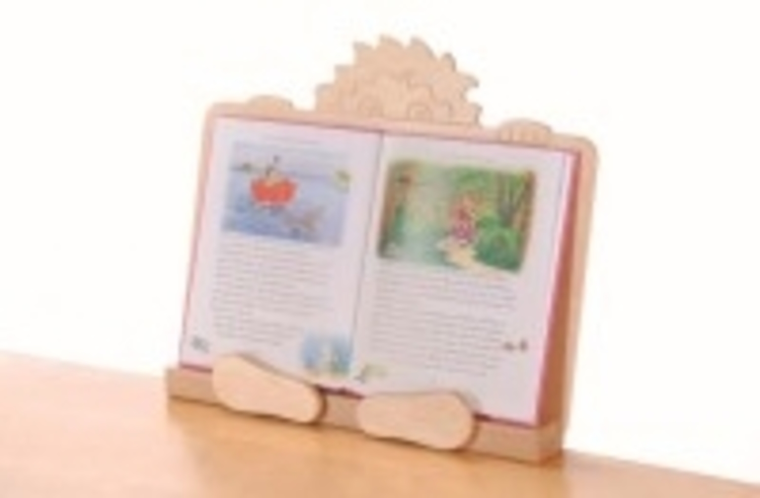 Bücherständer aus Holz - Bücherstütze Bild 1