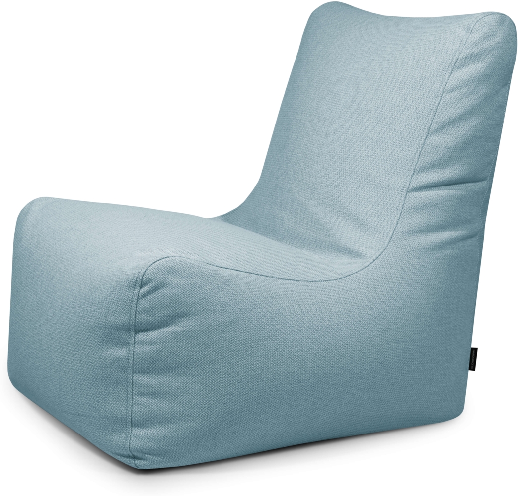 Sitzsack ‘Seat‘, Bezugstoff - Dunes, 100% Olefin, Turquoise, 85x105x80 cm cm. Bild 1