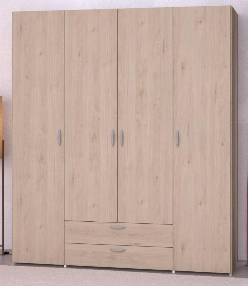 Furn. Design Kleiderschrank Enjour in Eiche 4-türig 160 cm Bild 1