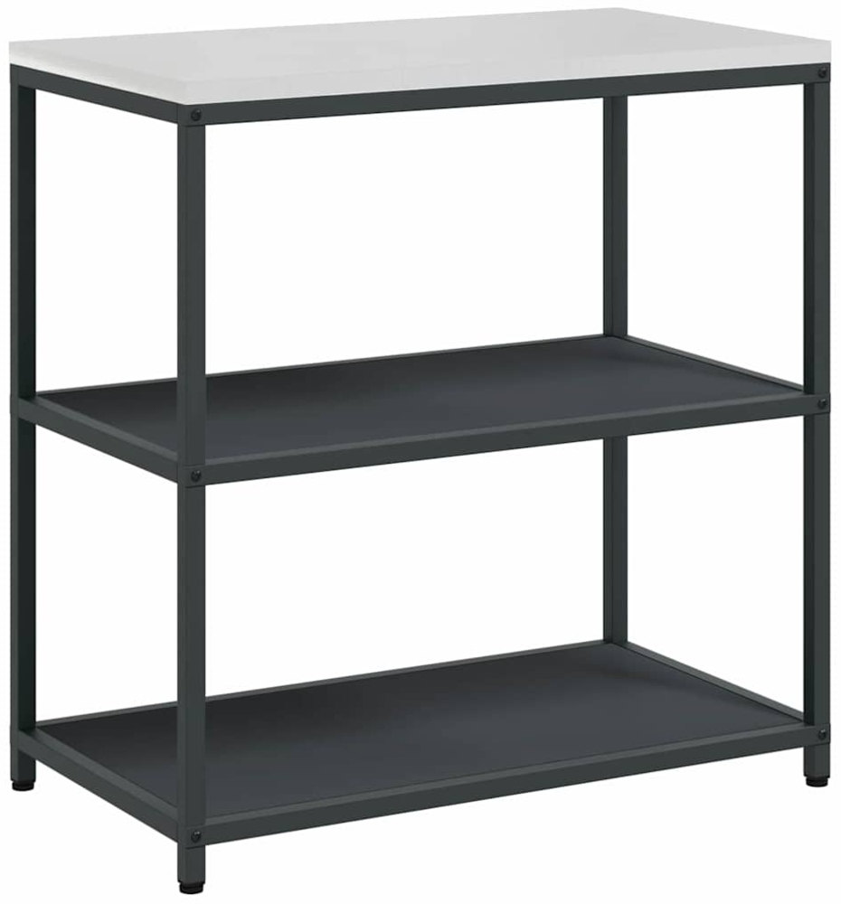 vidaXL Küchenlageregal mit Regal mit Speicher Anthrazit Stahl 874956 Bild 1