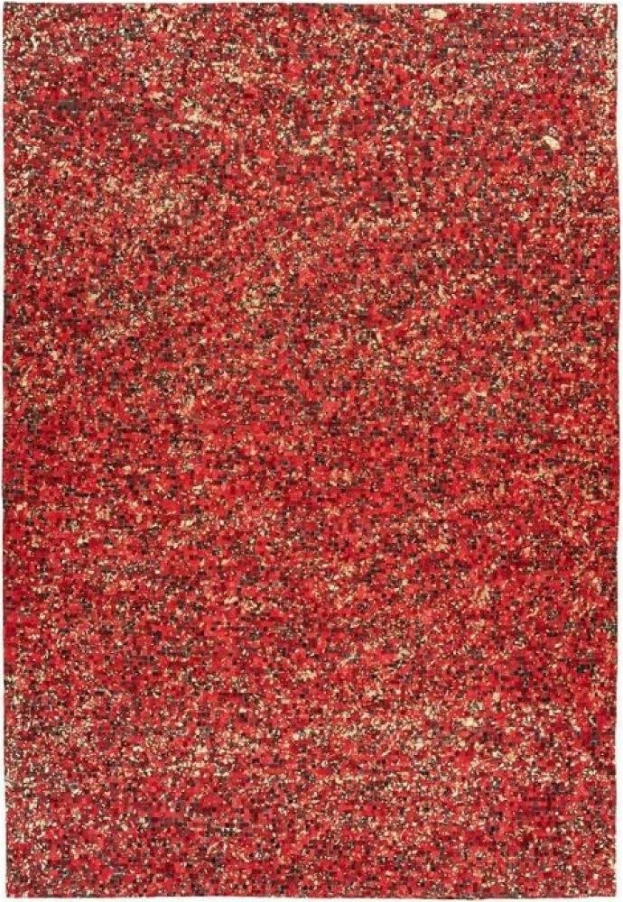 Kayoom Teppich Finish 100 Rot / Gold 80cm x 150cm Bild 1