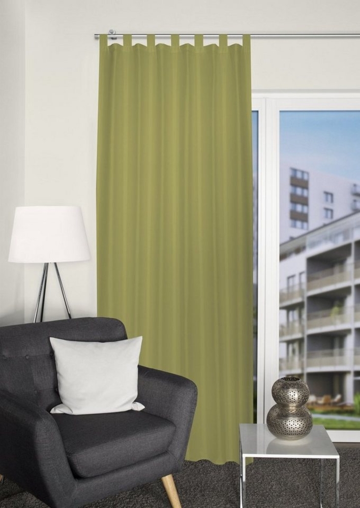 Home Basics Fersken 245 x 130 cm 1x Fertigschal Oliv Bild 1