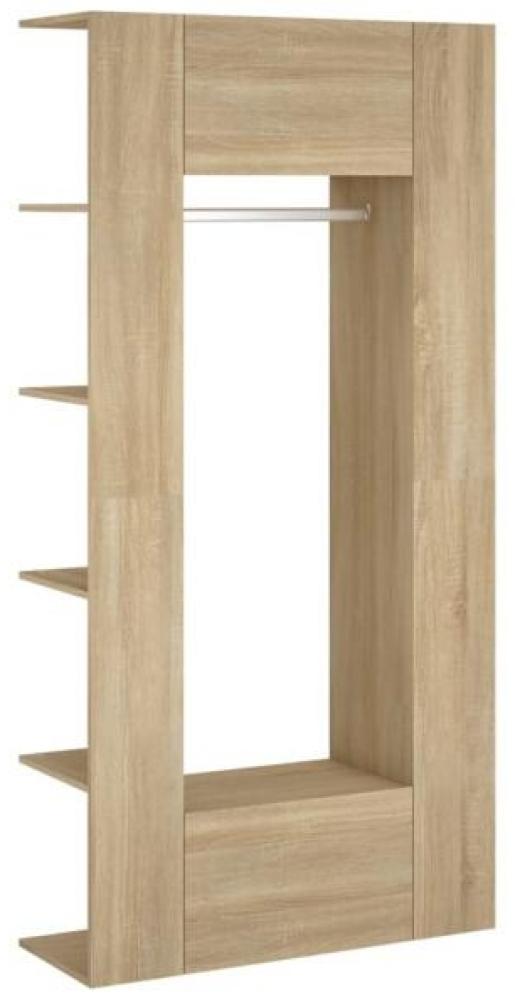 vidaXL Flurschränke 2 Stk. Räuchereiche Holzwerkstoff 3082038 Bild 1