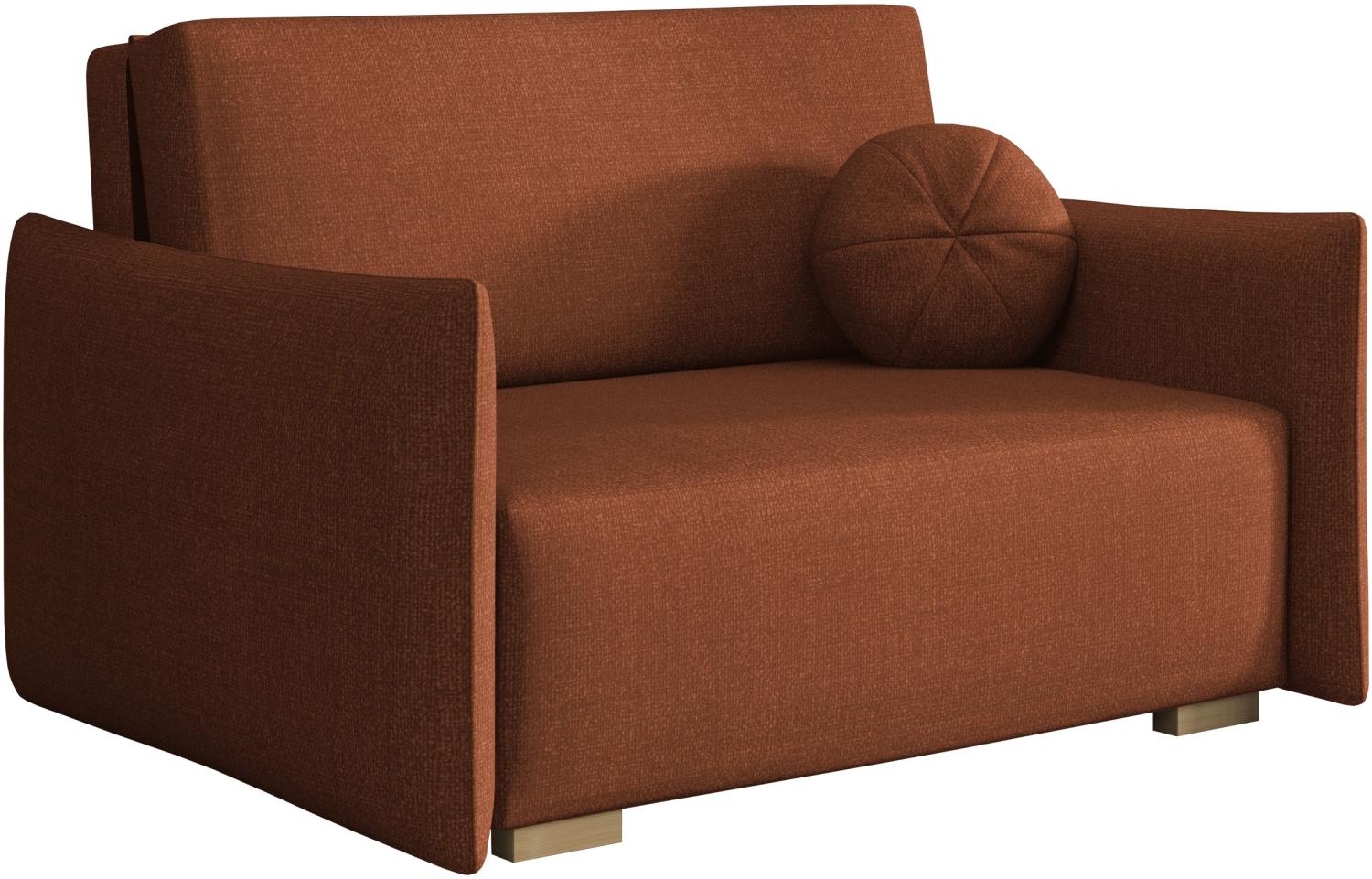 Sofa Viva Glov II mit Schlaffunktion, 2 Sitzer Schlafsofa mit Bettkasten (Farbe: Soul 08) Bild 1