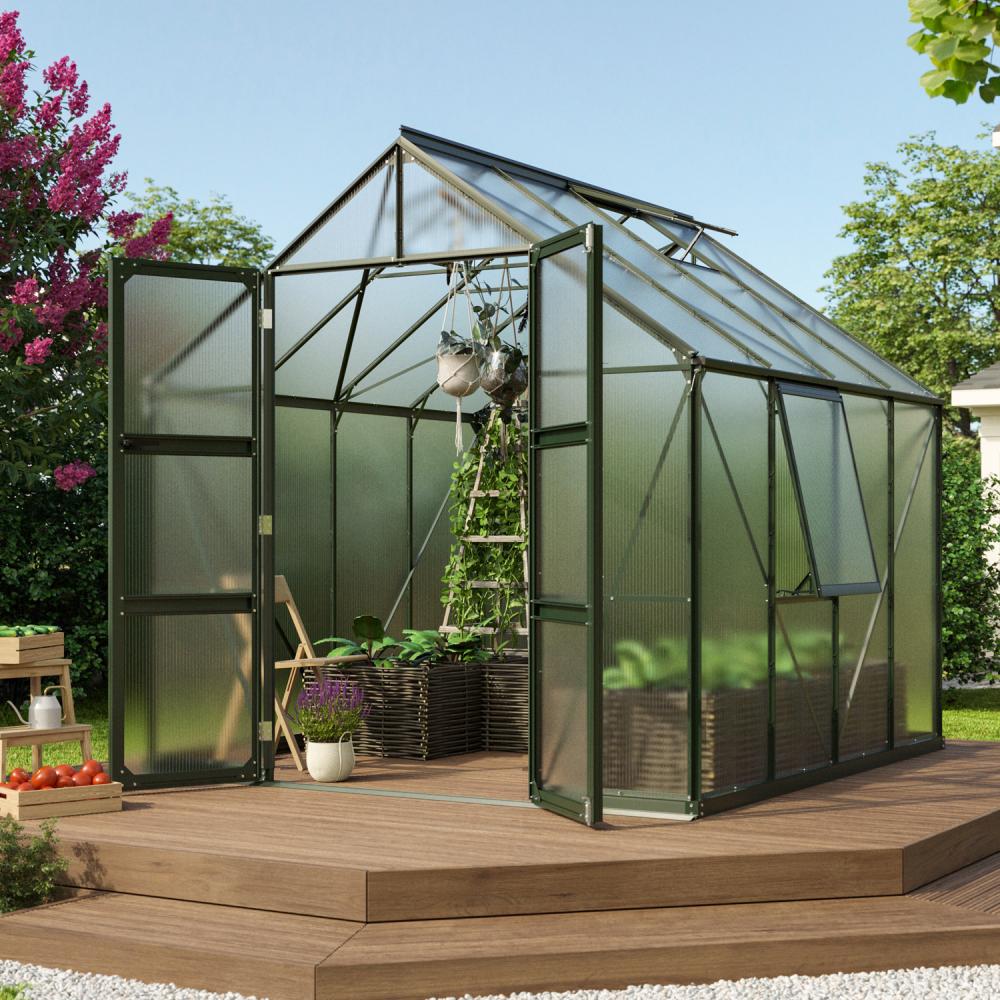 Vitavia Gewächshaus Olymp 6700, HKP 6mm, smaragd Bild 1
