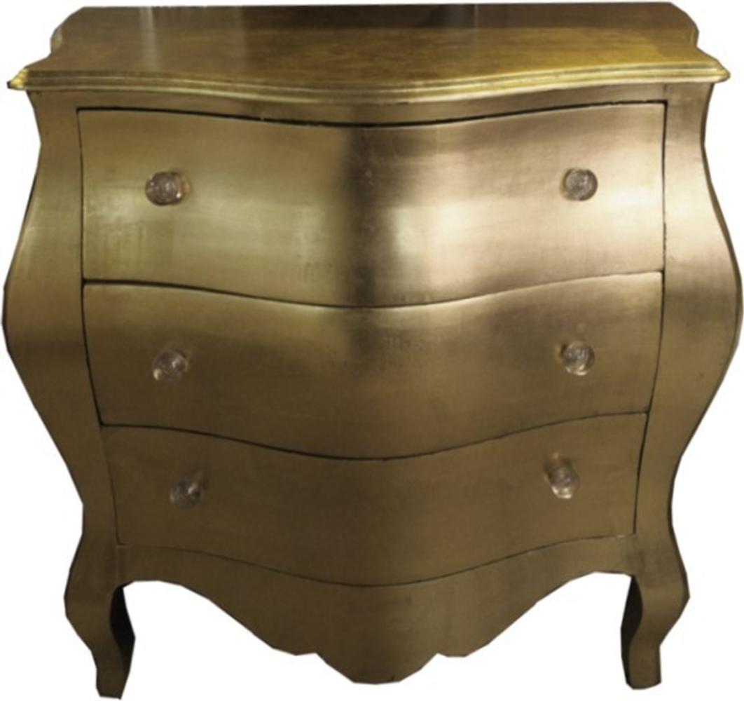 Casa Padrino Barock Kommode Gold 105 x 64 x 92.5 cm - Handgefertigtes Unikat Bild 1