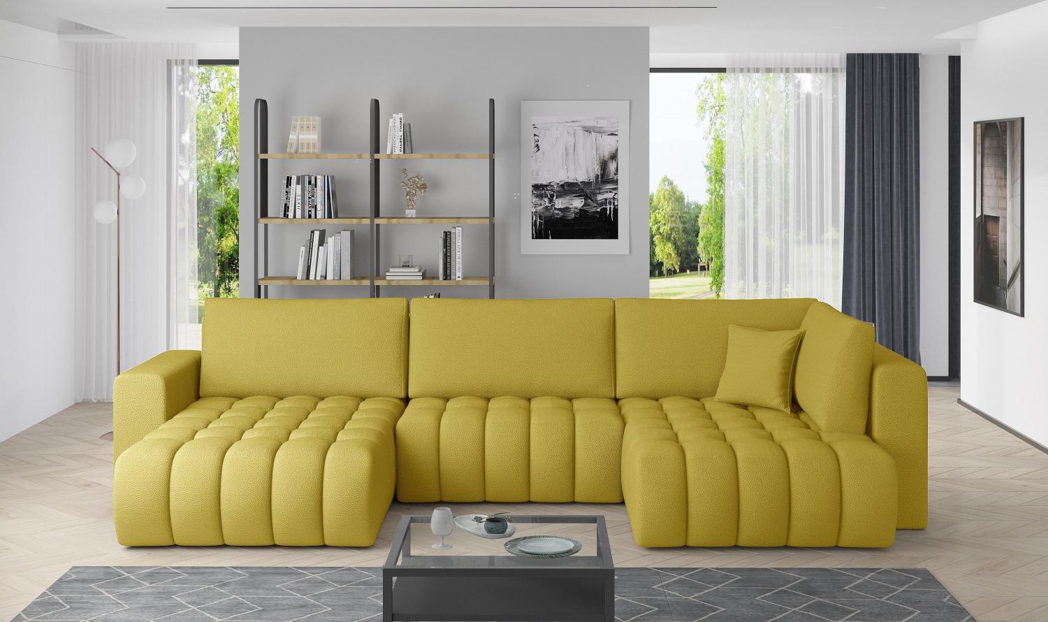 Wohnideebilder Bonito Gelb Ecksofas & Eckcouches CO-BON-LT-45SA Bild 1