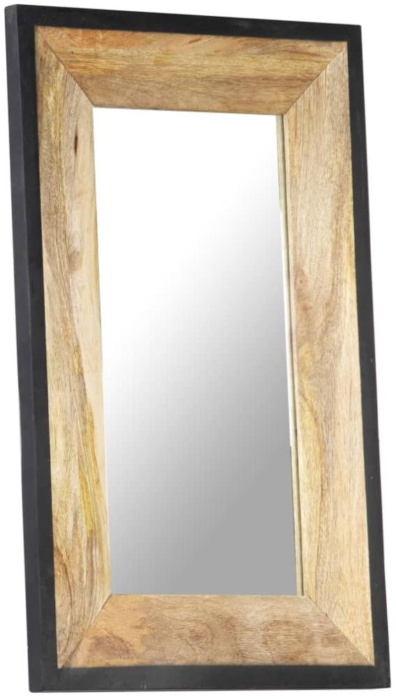 vidaXL Spiegel 80x50 cm Mango Massivholz 321630 Bild 1