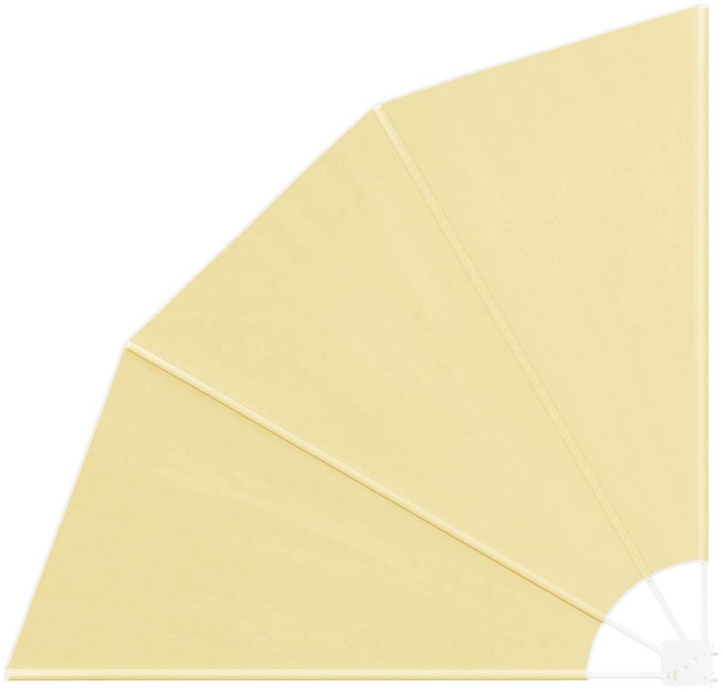 vidaXL Balkon Sichtschutz Sand 140 x 140 cm Stoff 42000929 Bild 1