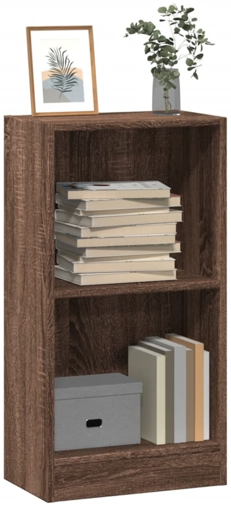 vidaXL Bücherregal Braun Eichen-Optik 40x24x76 cm Holzwerkstoff 857771 Bild 1