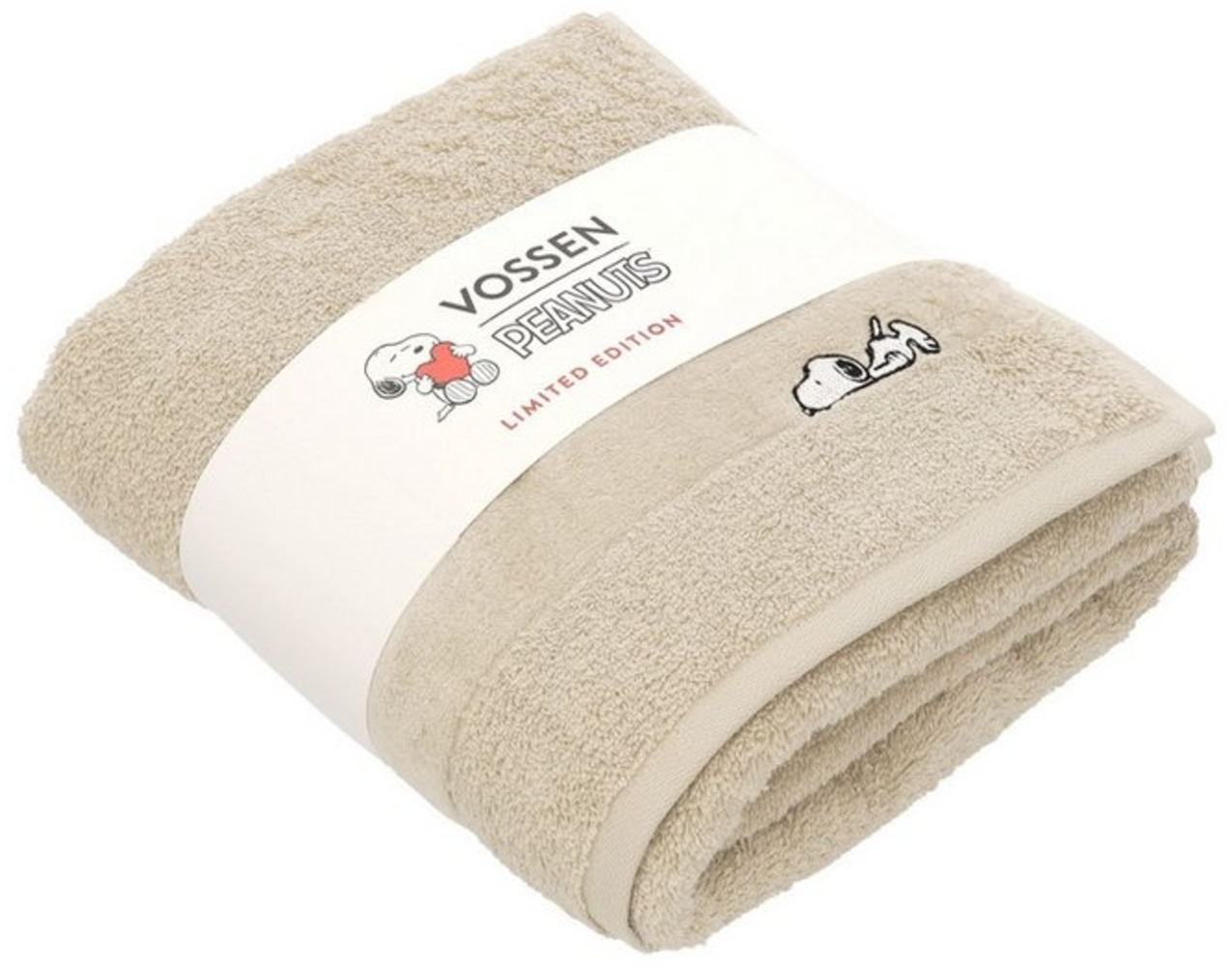 Vossen Duschtuch Duschhandtuch Sleepy Snoopy, Webfrottier (Stück, 1-St) Bild 1