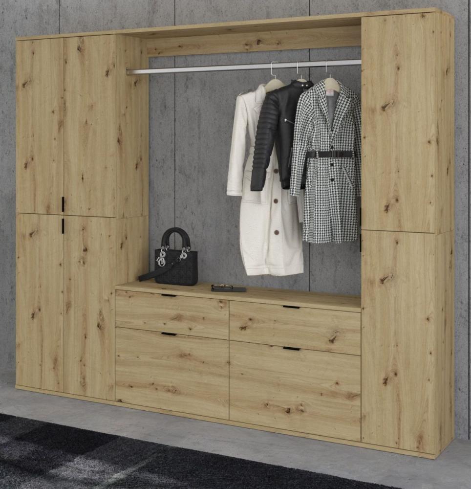 Garderobe Line-Up in Eiche 212 x 193 cm Bild 1