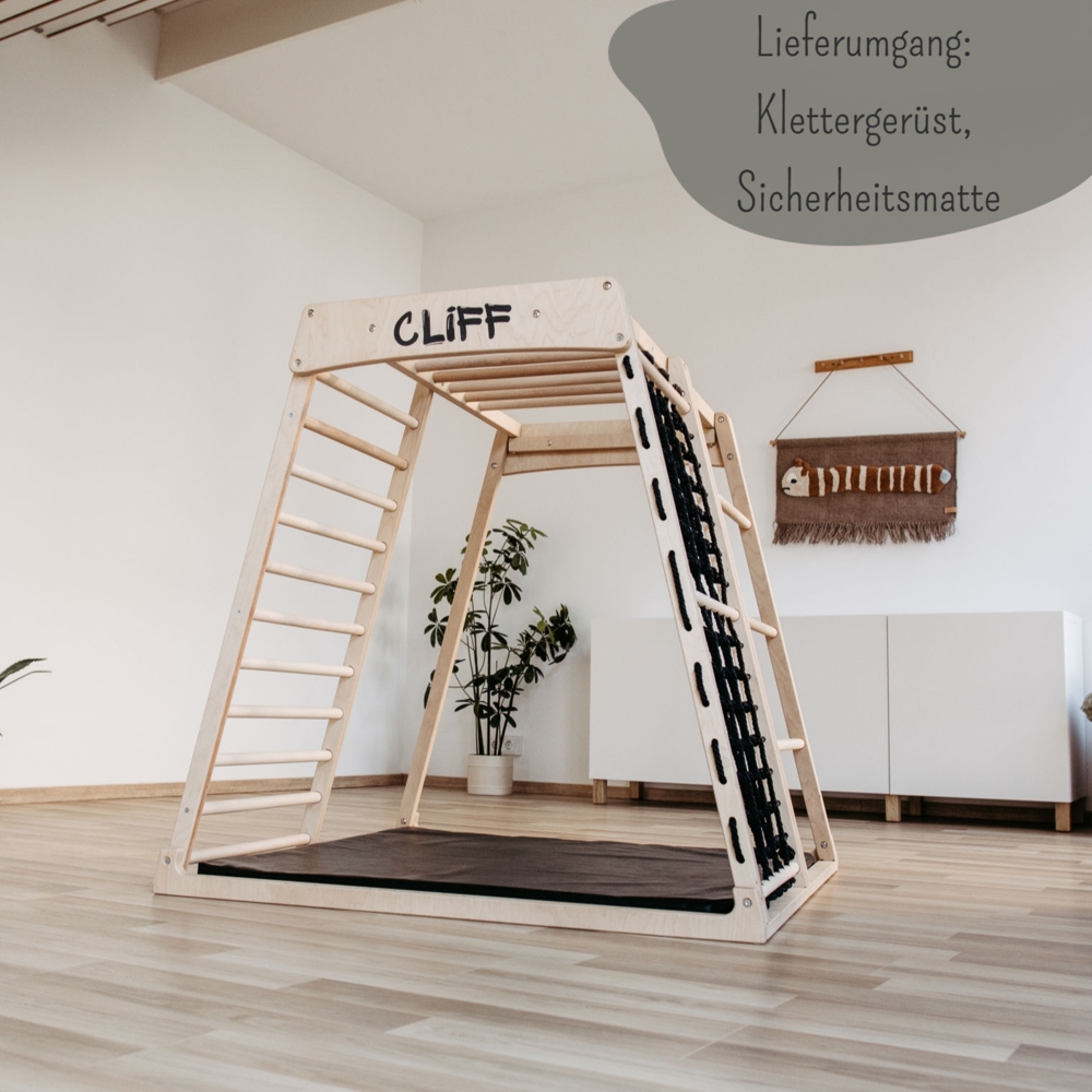 Cliff PRO Premium indoor Klettergerüst aus Holz Bild 1
