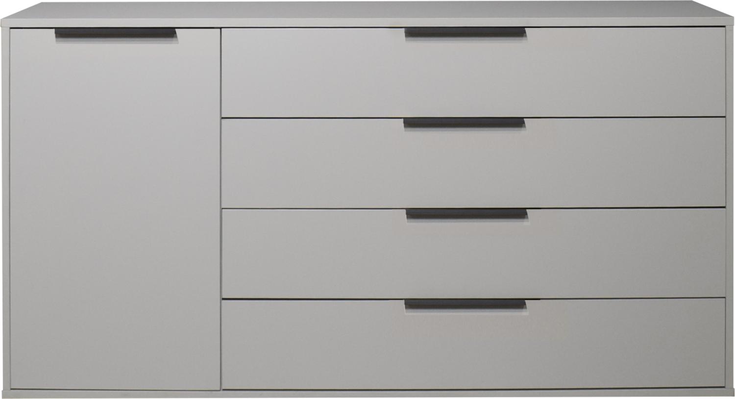 Mäusbacher Bonnie Sideboard 168x87x45 cm Kreidegrau matt Bild 1