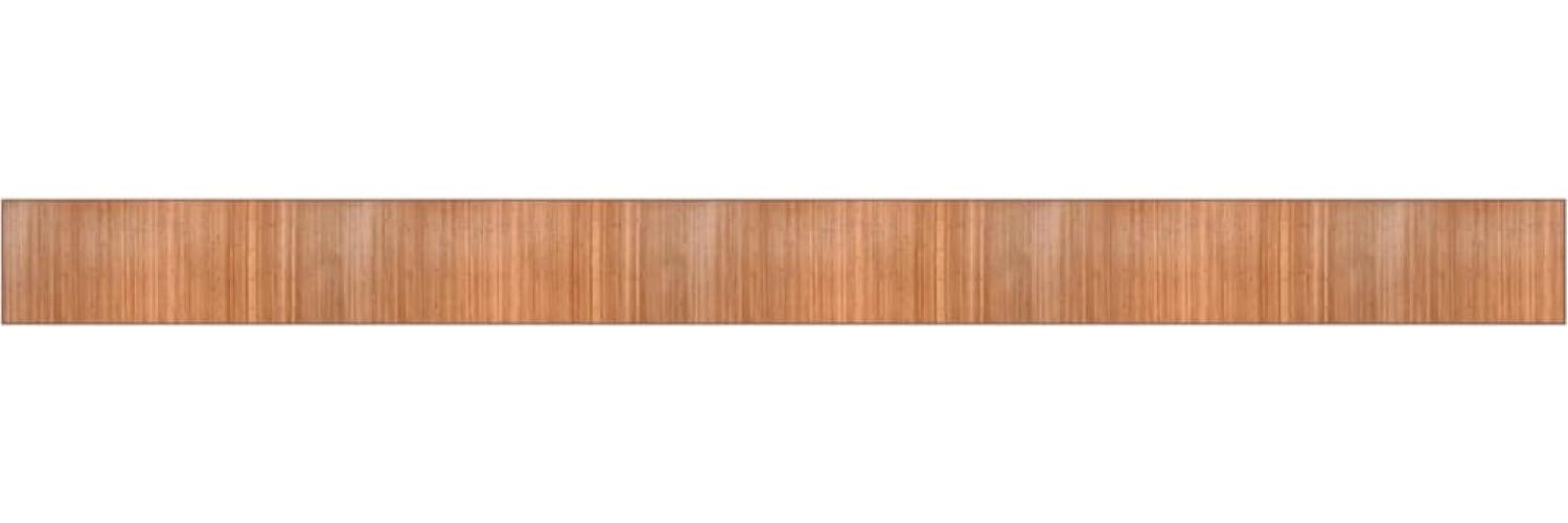 vidaXL Teppich Rechteckig Natur 100x1000 cm Bambus 376967 Bild 1