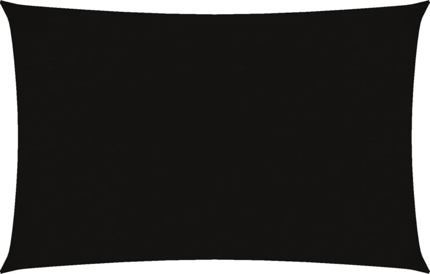 vidaXL Sonnensegel Oxford-Gewebe Rechteckig 2,5x5 m Schwarz 135759 Bild 1