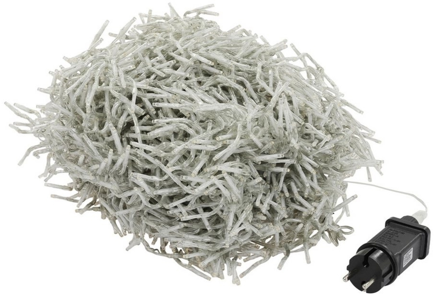 ECD Germany LED-Lichterkette Weihnachtsbeleuchtung Weihnachtslichterkette Christbaumbeleuchtung, Cluster Lichterkette 3000 LEDs 22m für Innen & Außen IP44 Warmweiß Bild 1