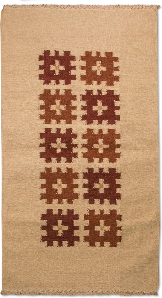 Morgenland Läufer Kelim - Trendy - 250 x 80 cm - rot Bild 1