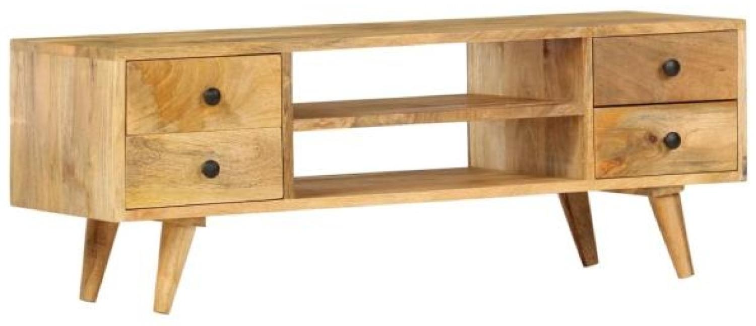 vidaXL TV-Schrank 110 x 35 x 40 cm Massivholz Mango 285825 Bild 1