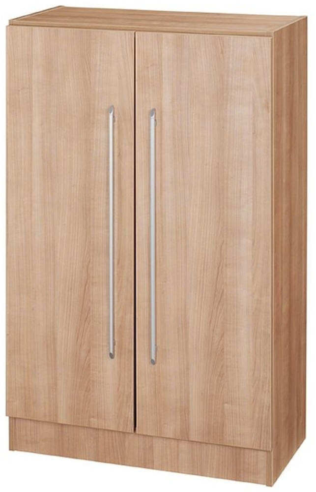 Schrank 3 Ordnerhöhen mit Sockel CE Nussbaum / Nussbaum Bild 1
