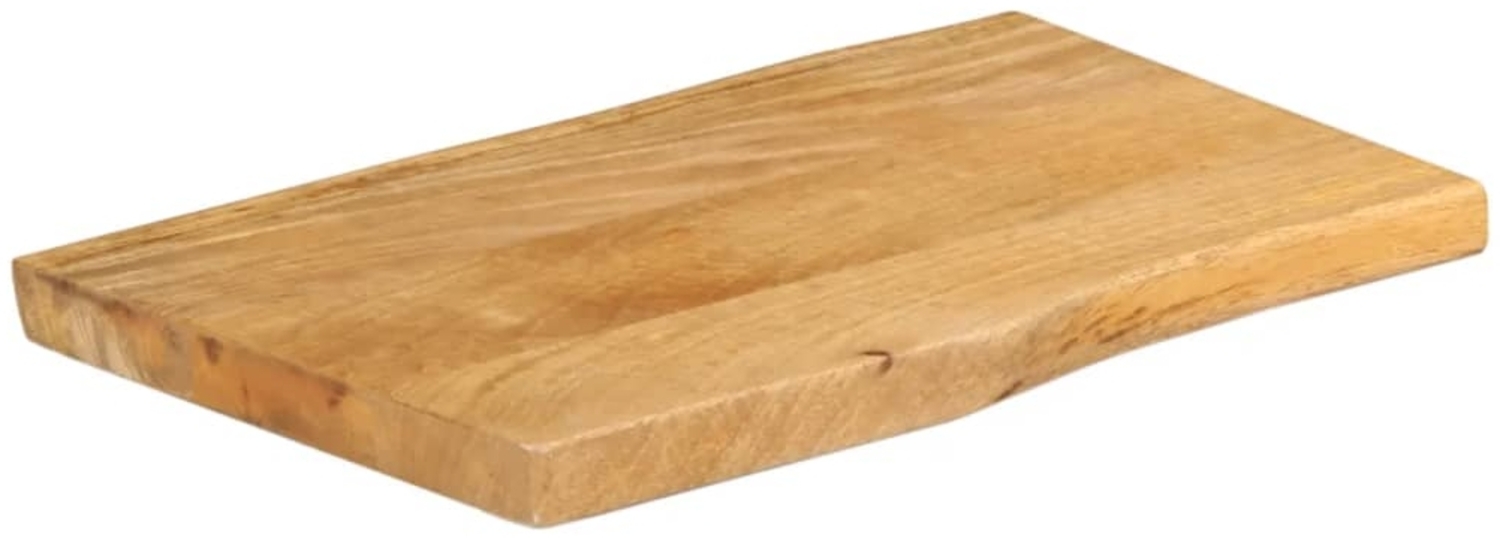 vidaXL Tischplatte mit Baumkante 50x40x2,5 cm Massivholz Mango 370703 Bild 1
