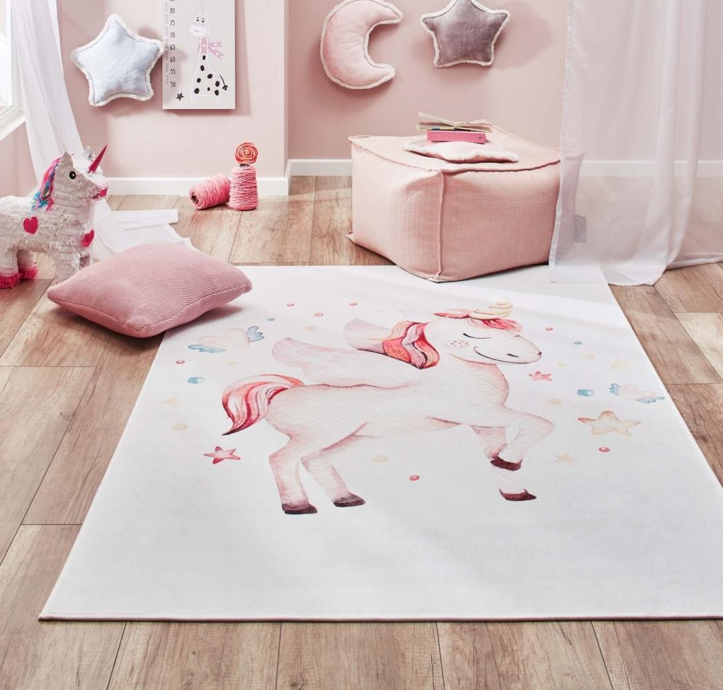 Kinderteppich Sweet Dreams - Einhorn, Farbe: Einhorn, Größe: 100x160 cm Bild 1